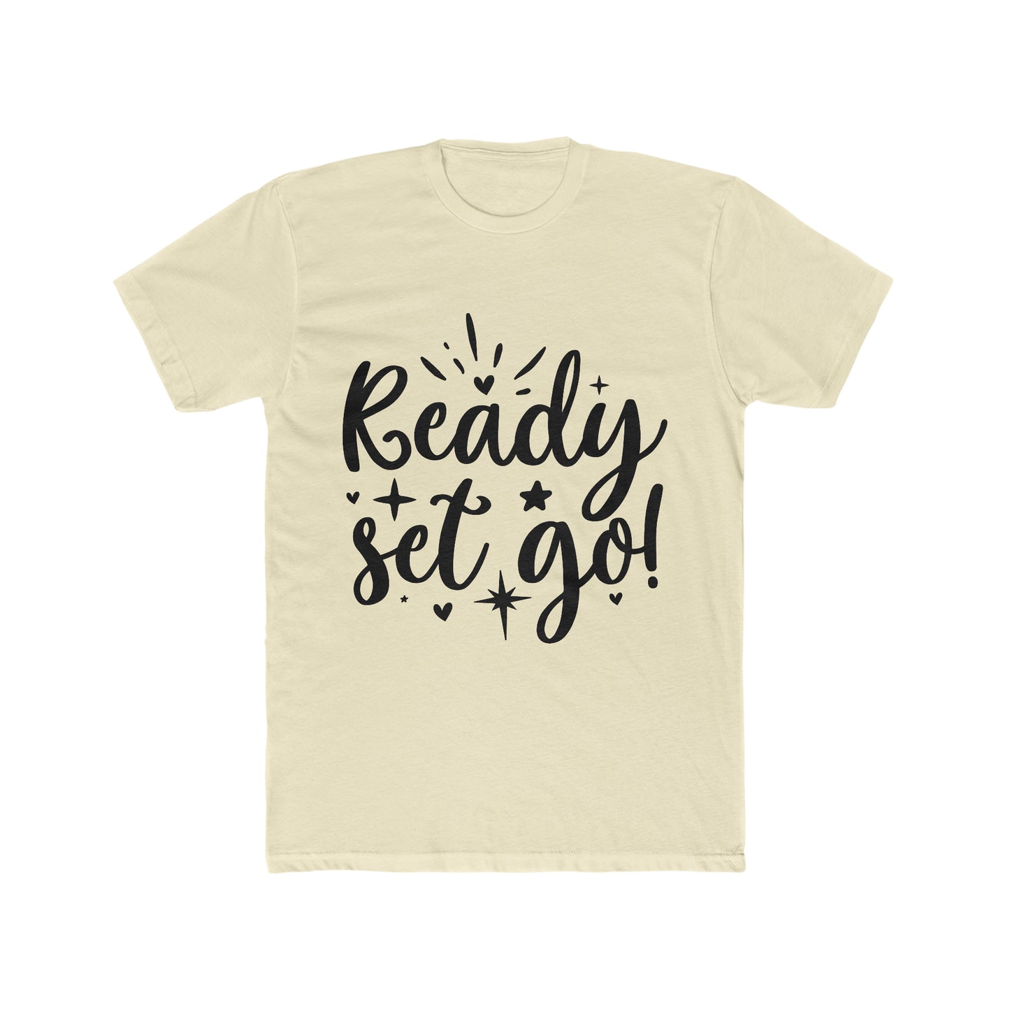 Ready Set Go Men's Cotton Crew Tee