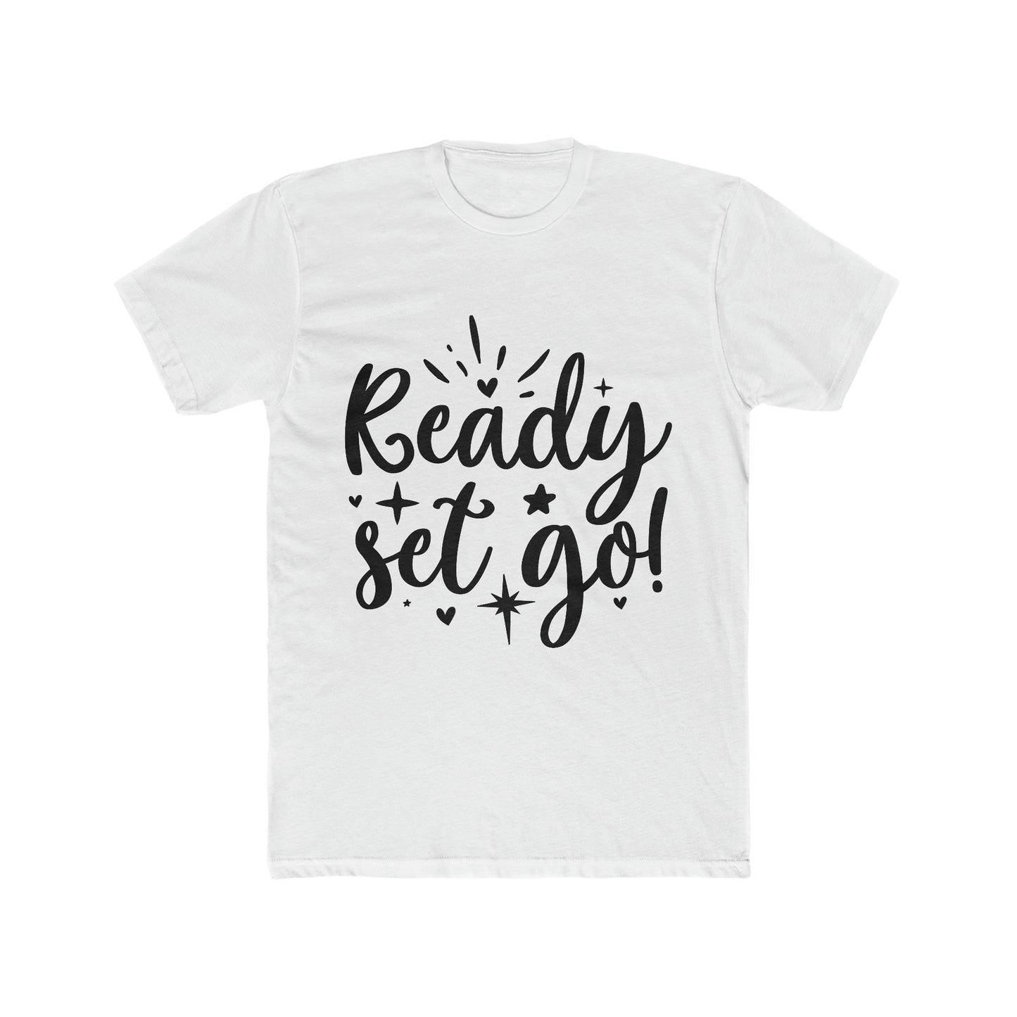 Ready Set Go Men's Cotton Crew Tee