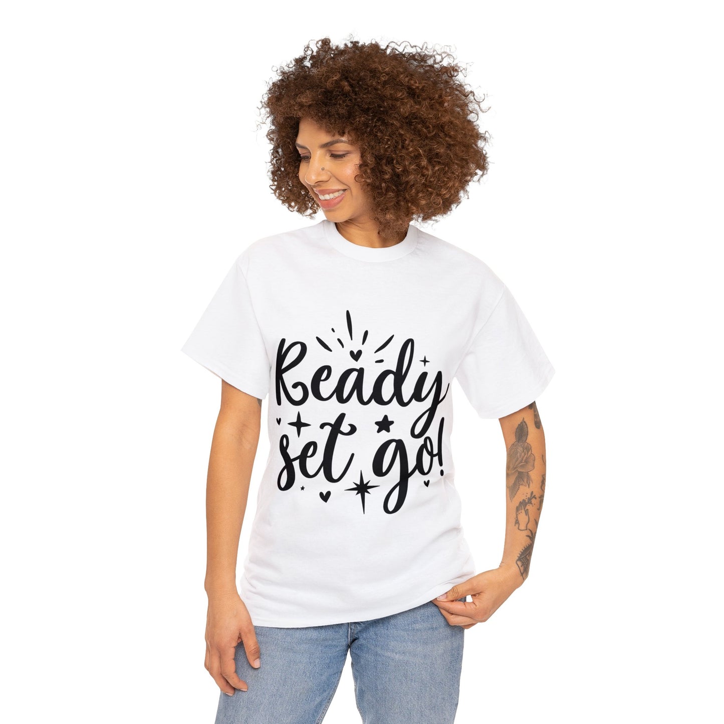 Ready Set Go Unisex Heavy Cotton Tee