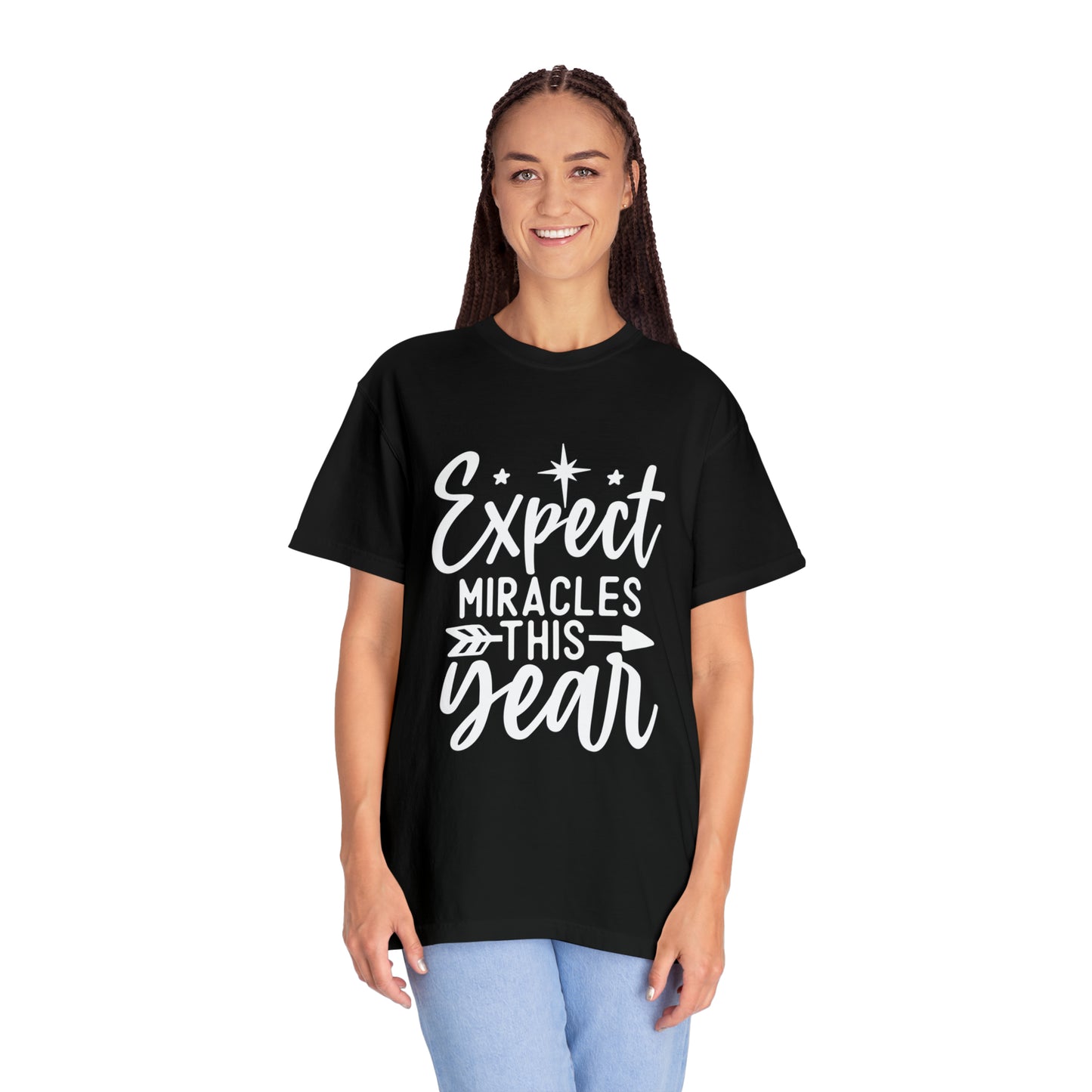 Expect Miracles Unisex Garment-Dyed T-shirt