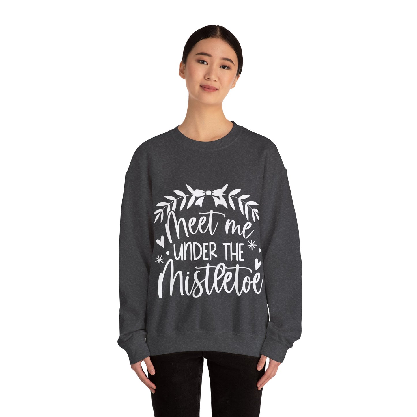 Meet me under Misteetoe Unisex Heavy Blend™ Crewneck Sweatshirt