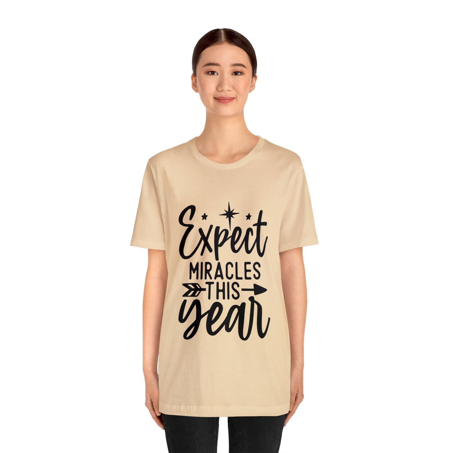 Expect Miracles Unisex Jersey Short Sleeve Tee