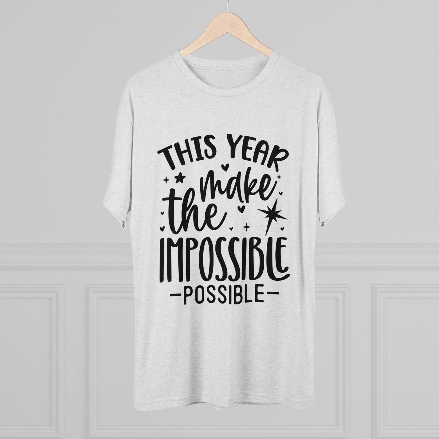 Impossible Possible Unisex Tri-Blend Crew Tee