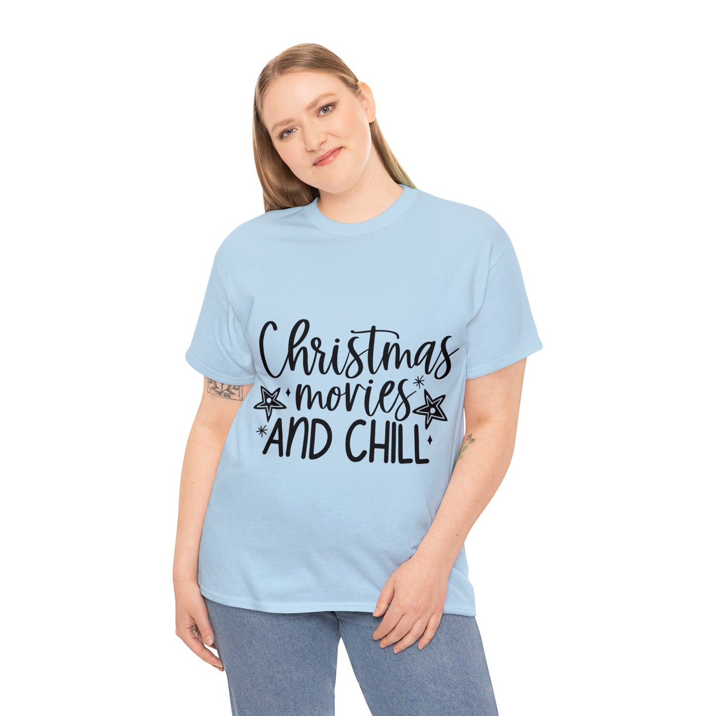 Movies and Chill Unisex Heavy Cotton Tee