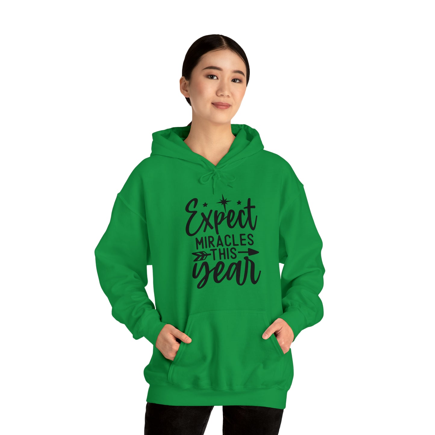 Expect Miracles Unisex Heavy Blend™ Hooded Sweatshirt