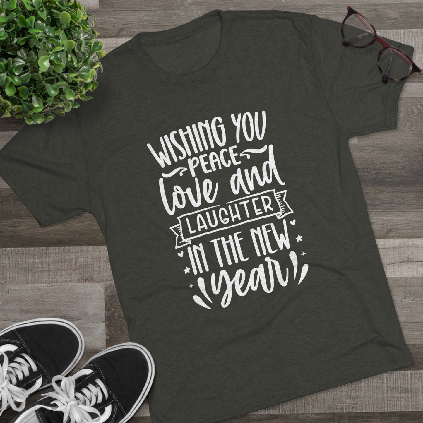 Love & Laughter Unisex Tri-Blend Crew Tee