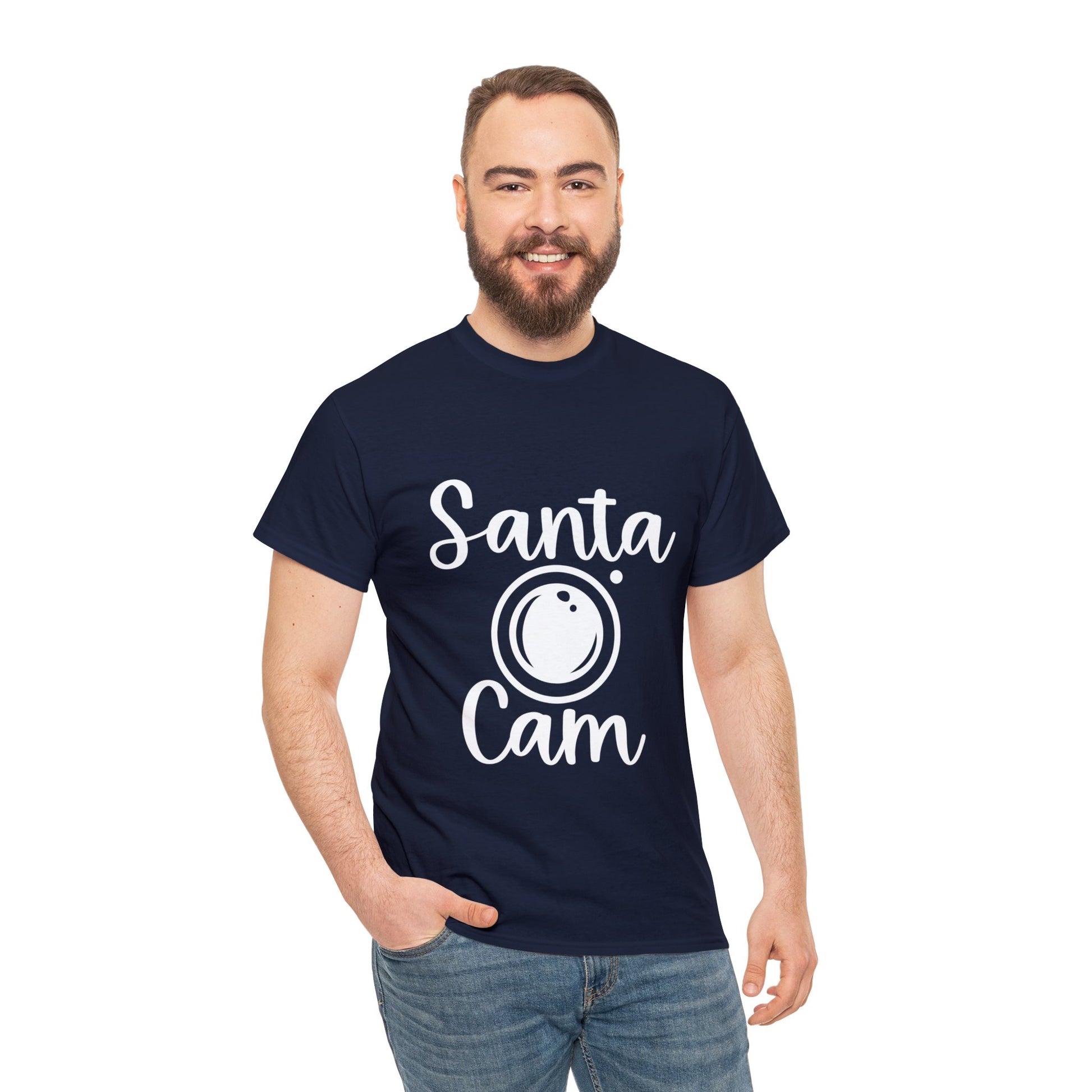 Santa Cam Unisex Heavy Cotton Tee image