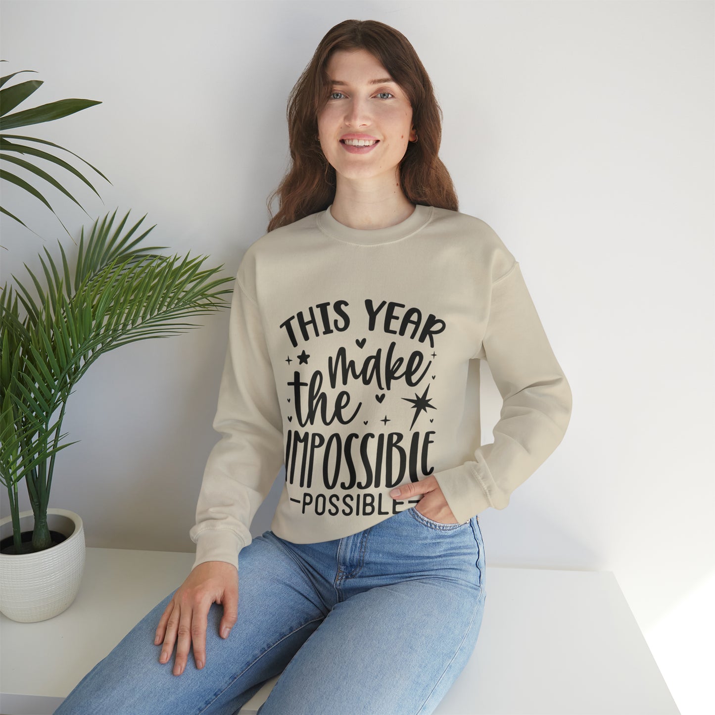 Impossible Possible Unisex Heavy Blend™ Crewneck Sweatshirt