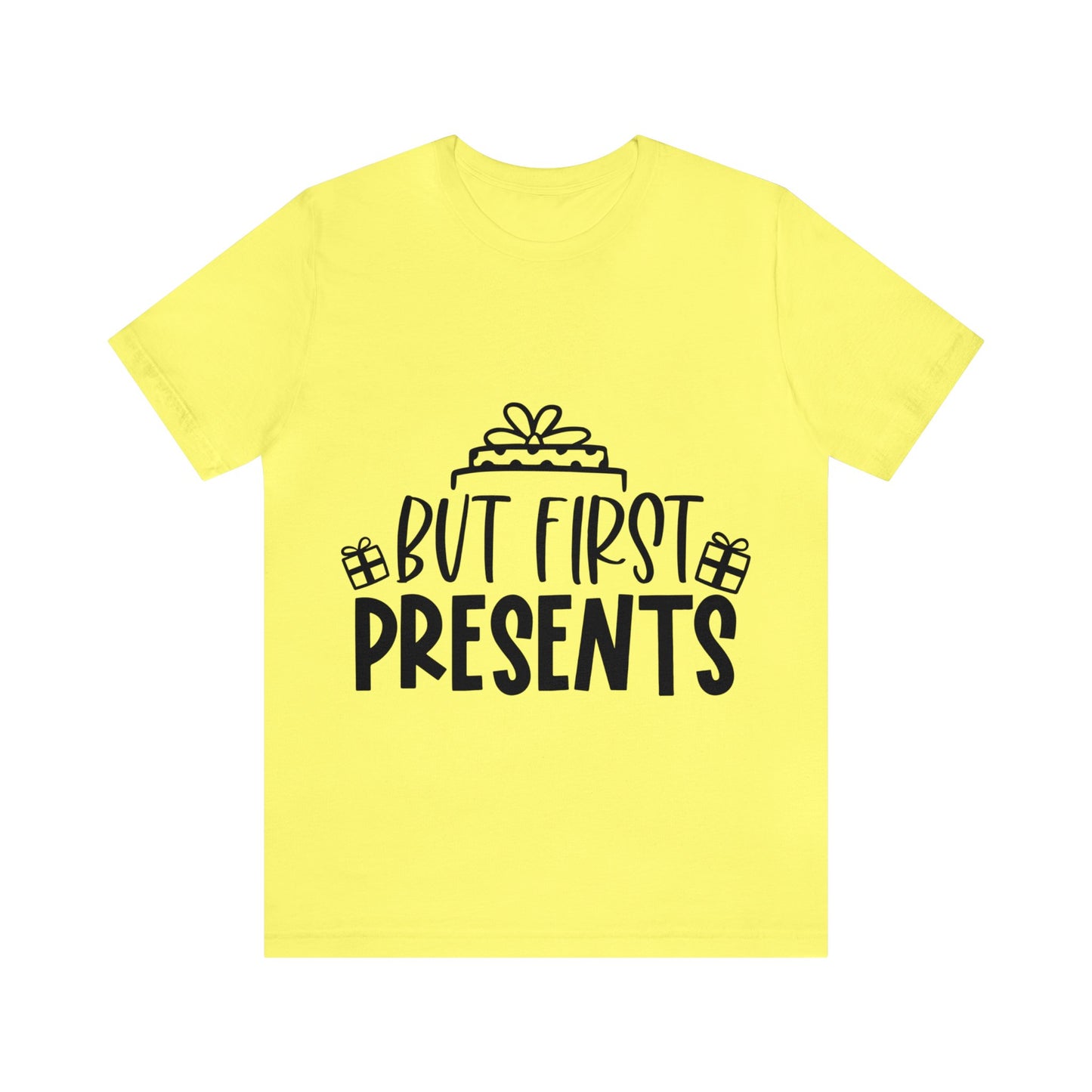 Presents First Unisex Jersey Short Sleeve Tee