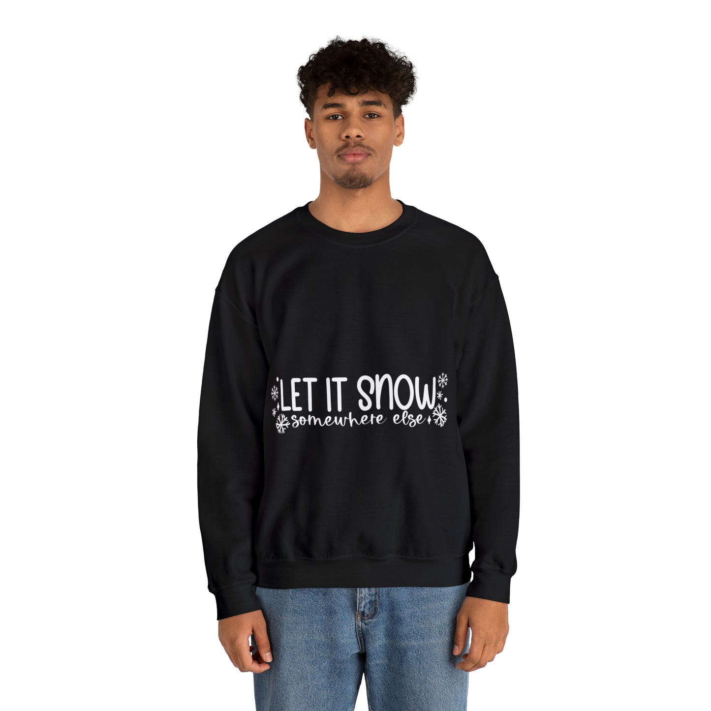 Let it Snow Unisex Heavy Blend™ Crewneck Sweatshirt image