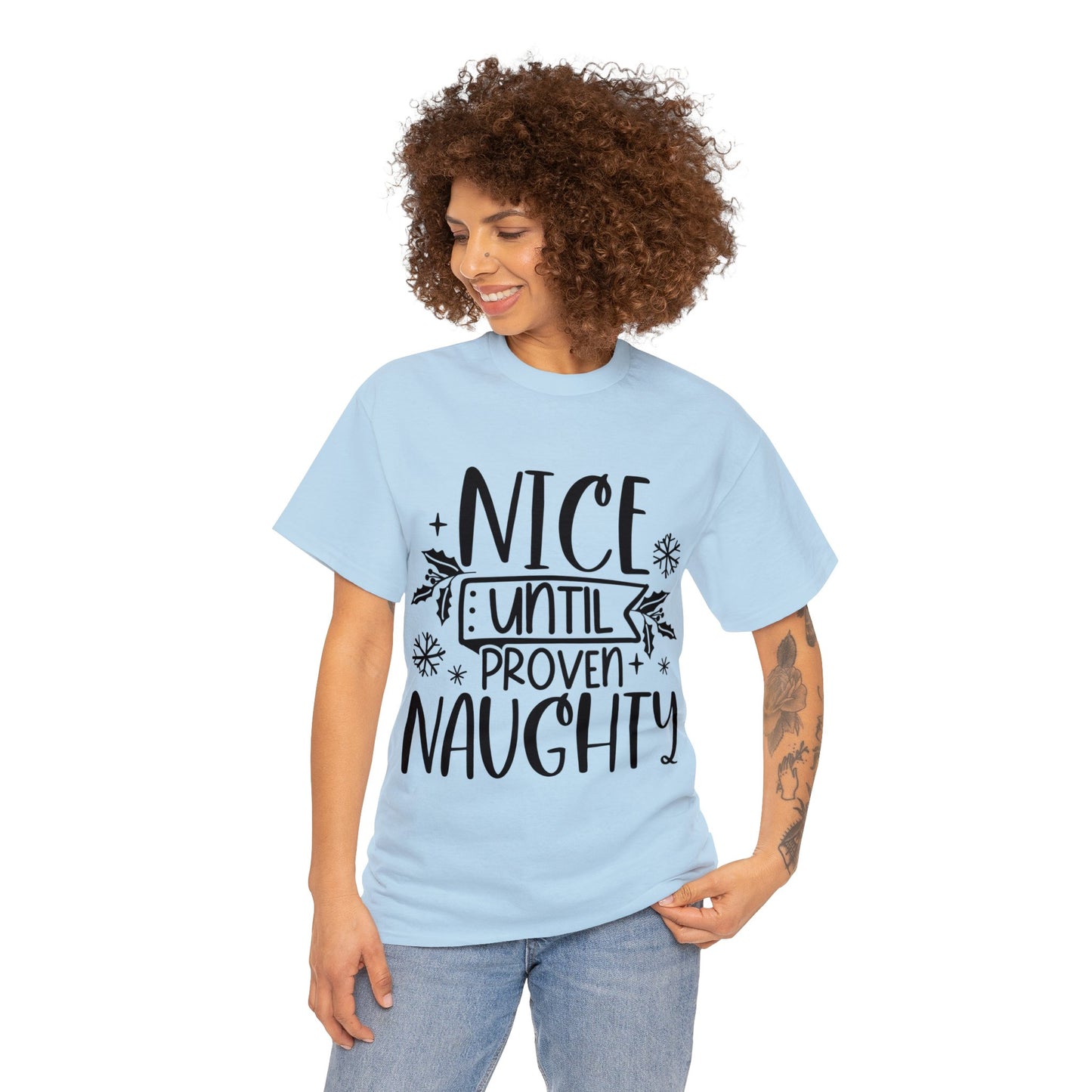 Nice & Naughty Unisex Heavy Cotton Tee