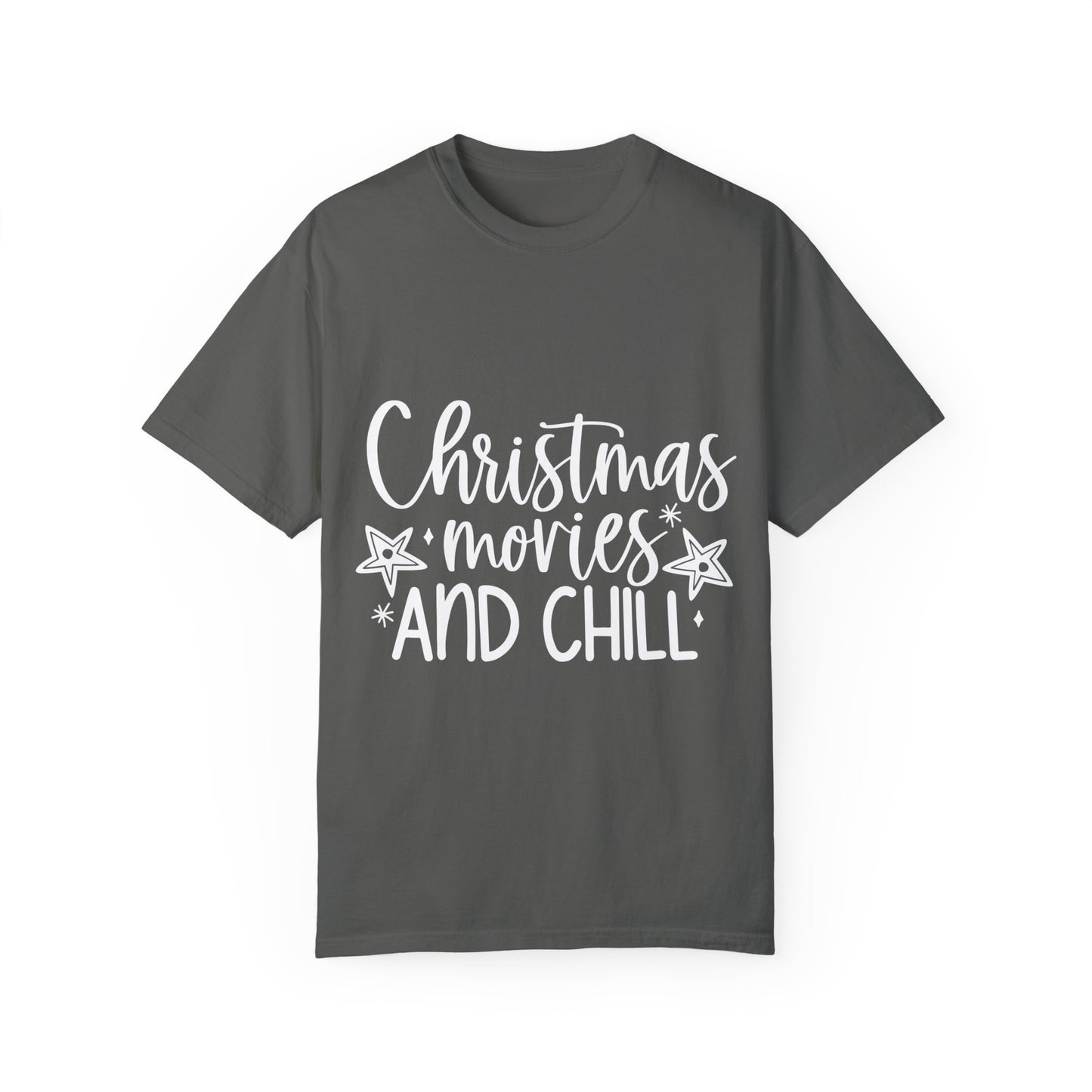 Movies and Chill Unisex Garment-Dyed T-shirt