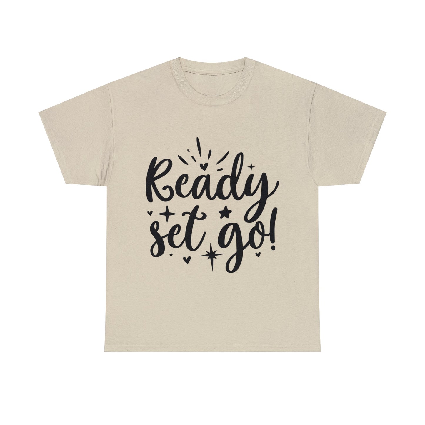 Ready Set Go Unisex Heavy Cotton Tee