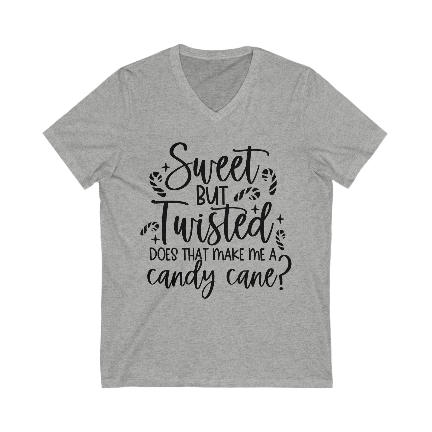 Sweet But Twisted Unisex Jersey Short Sleeve V-Neck Tee