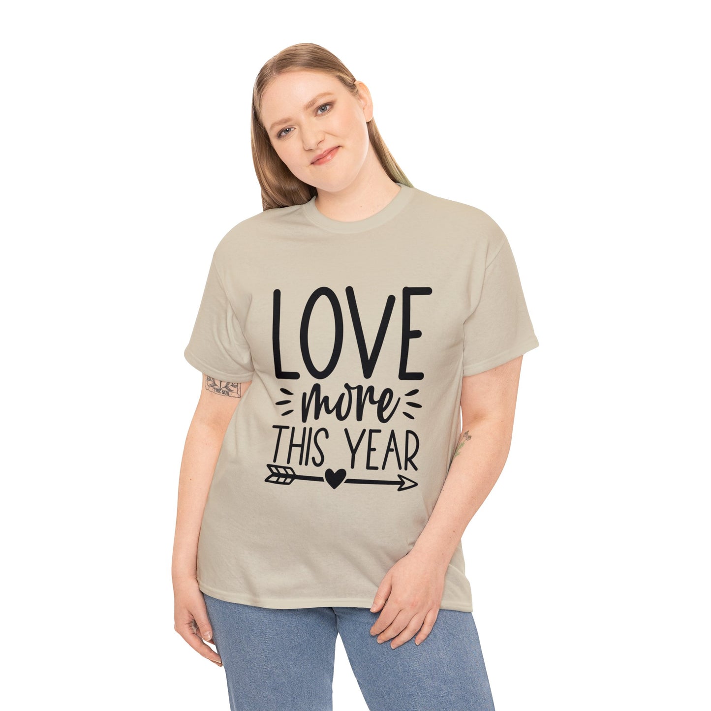 Love More Unisex Heavy Cotton Tee