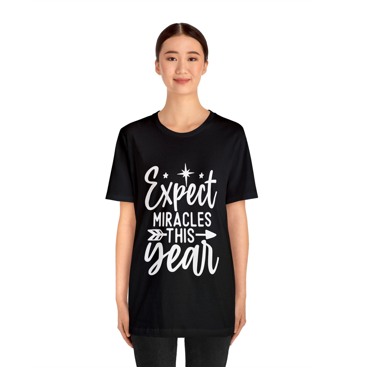 Expect Miracles Unisex Jersey Short Sleeve Tee