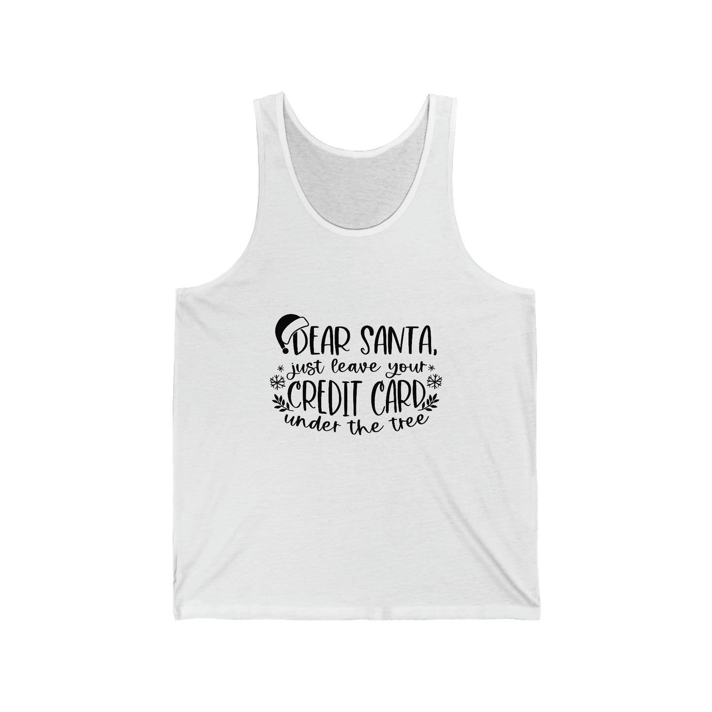 Leave your Credit Card Unisex Jersey Tank