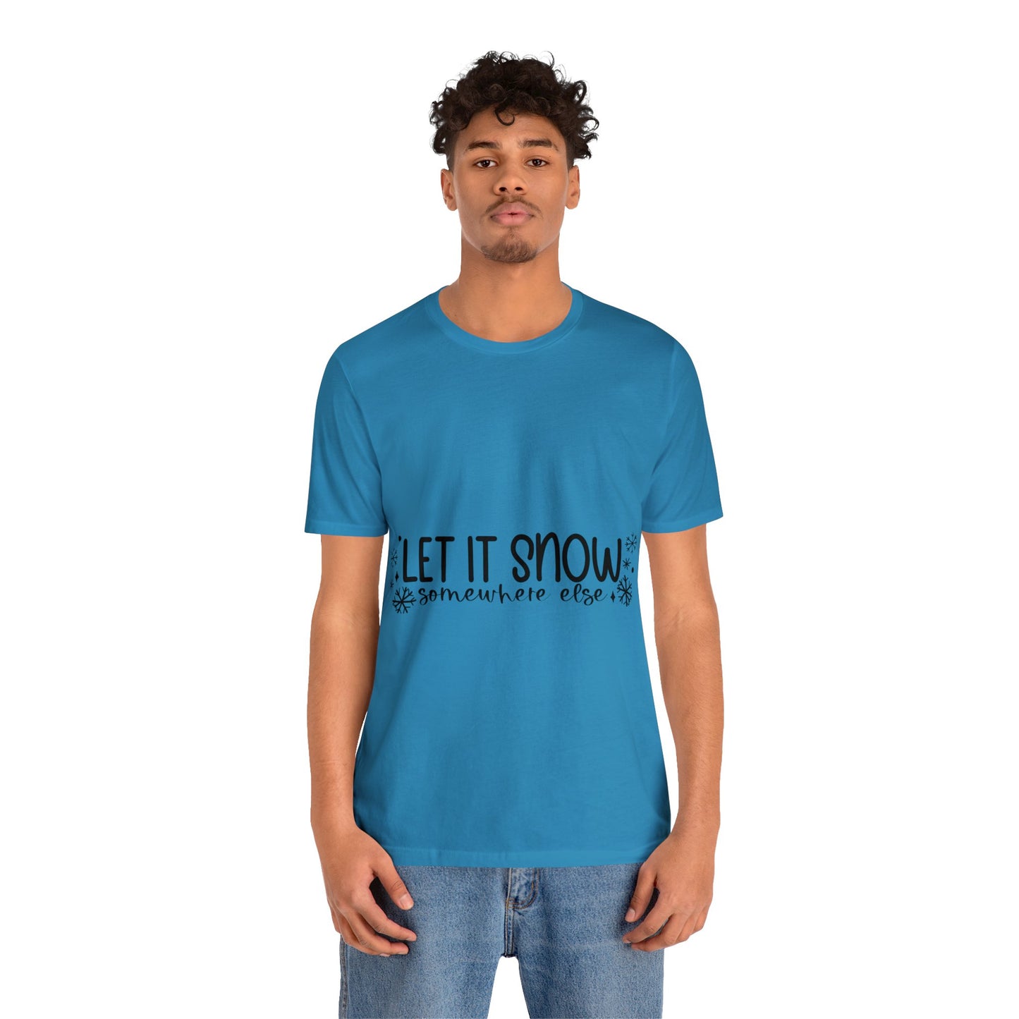 Let it Snow Unisex Jersey Short Sleeve Tee image