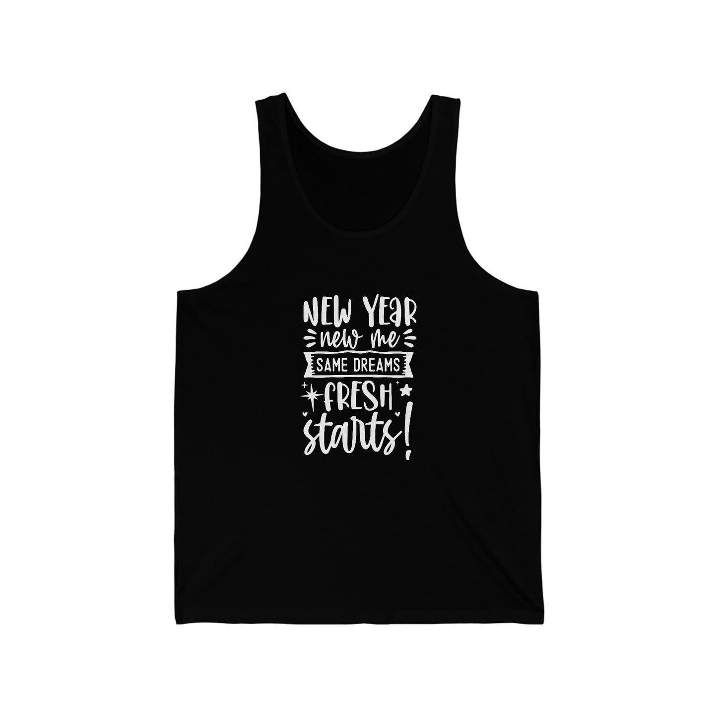 New Year New Me Unisex Jersey Tank