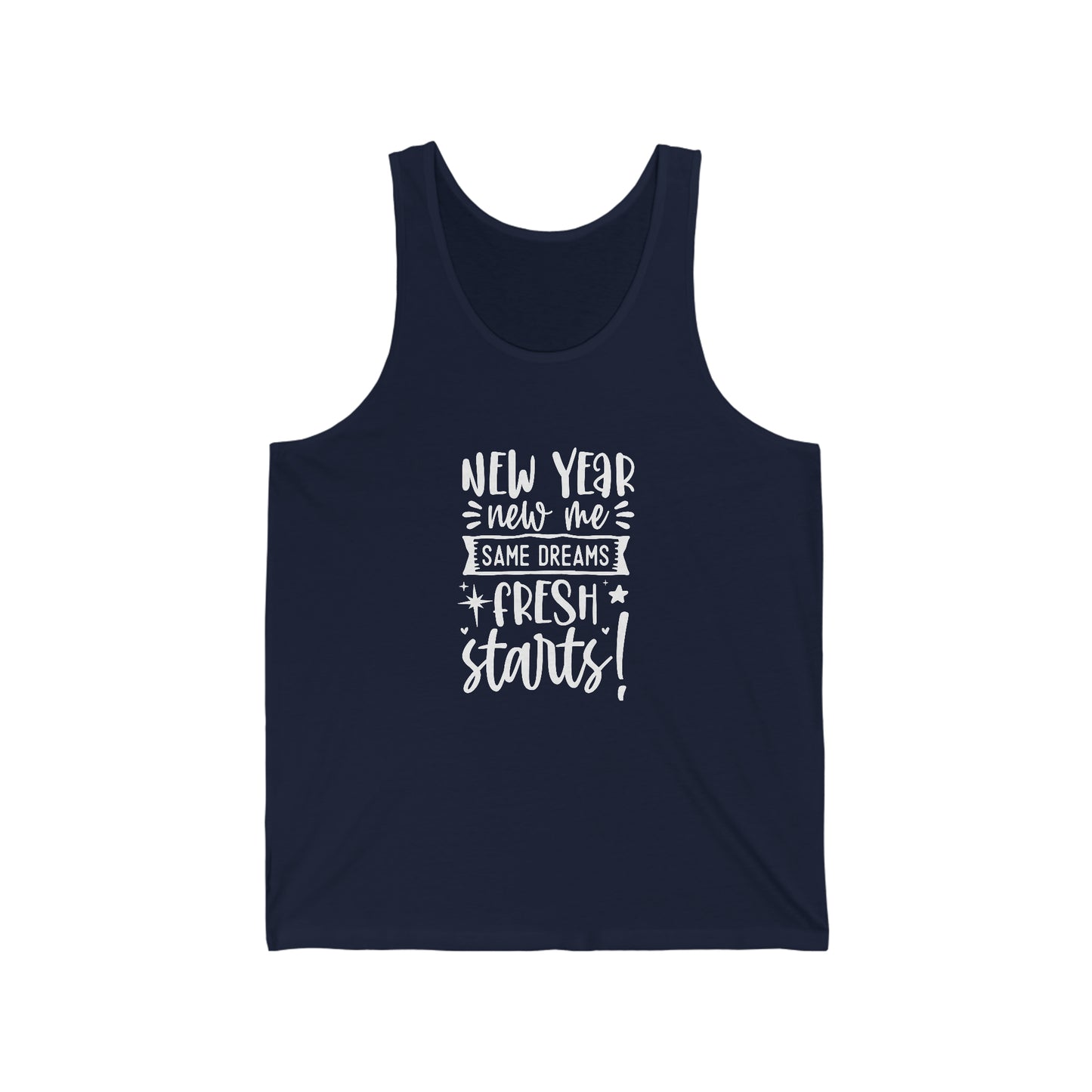 New Year New Me Unisex Jersey Tank