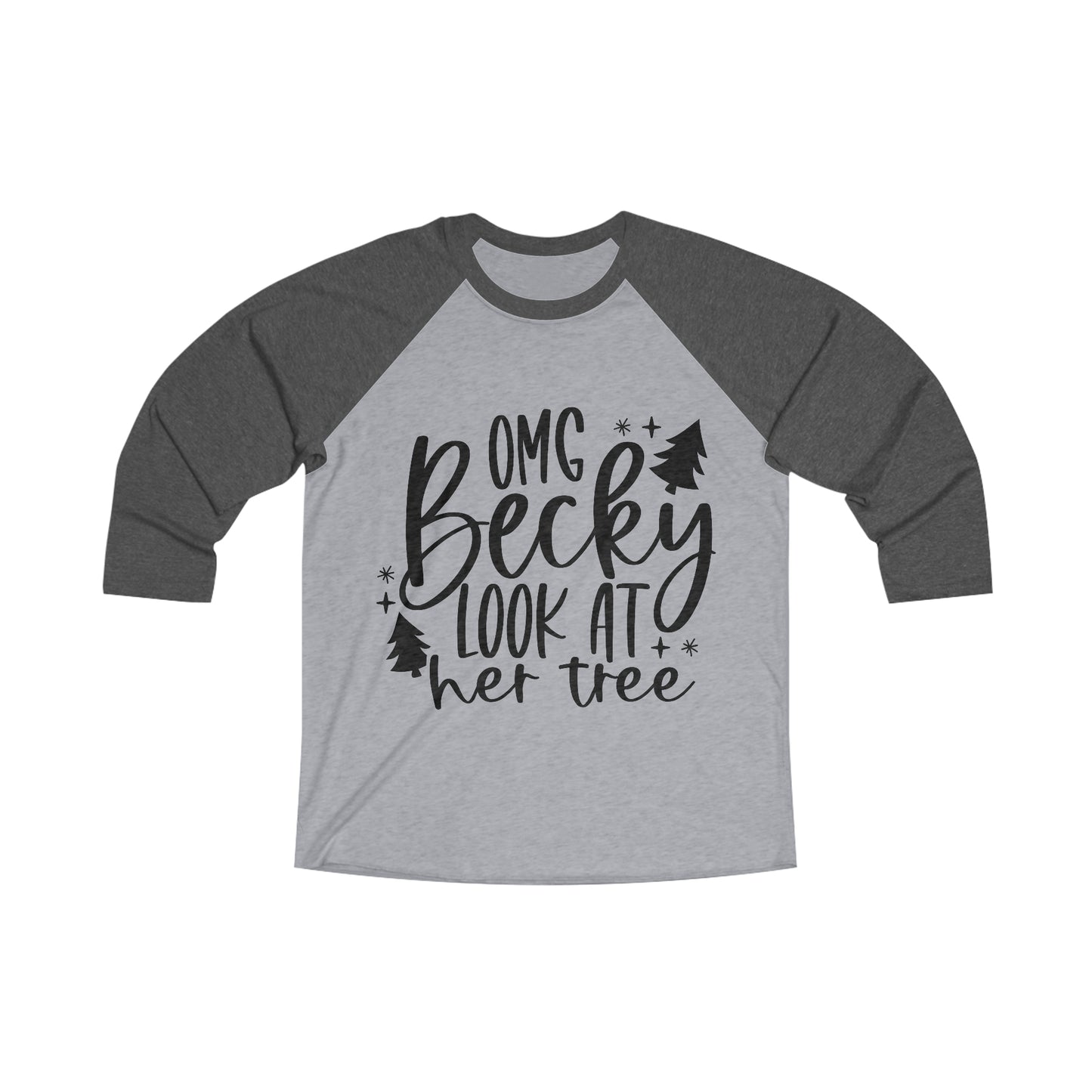 Becky Unisex Tri-Blend 3\4 Raglan Tee