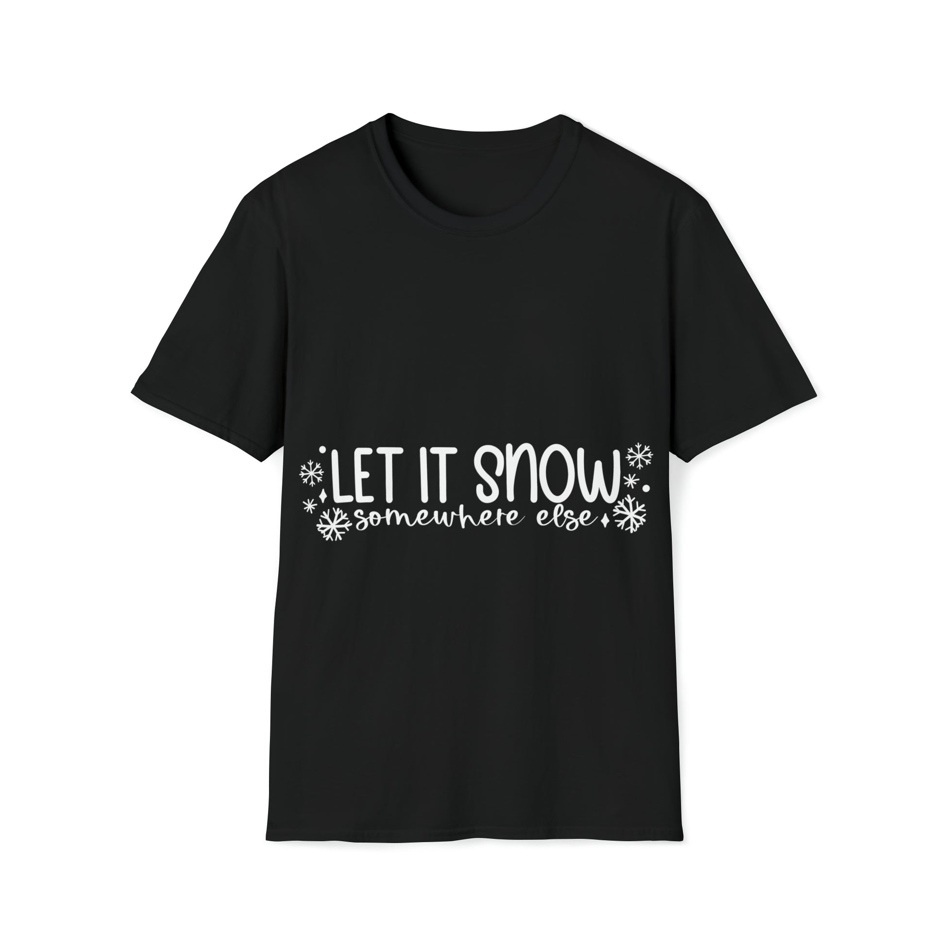 Let it Snow Unisex Softstyle T-Shirt image