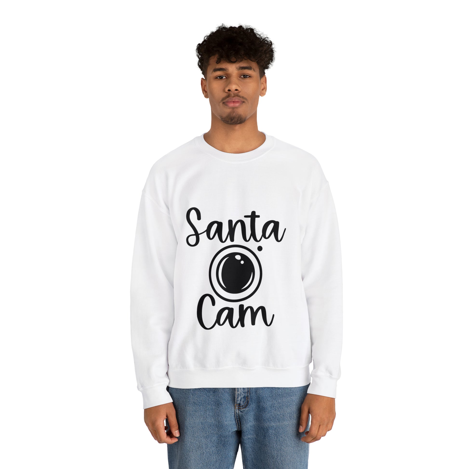 Santa Cam Unisex Heavy Blend™ Crewneck Sweatshirt image