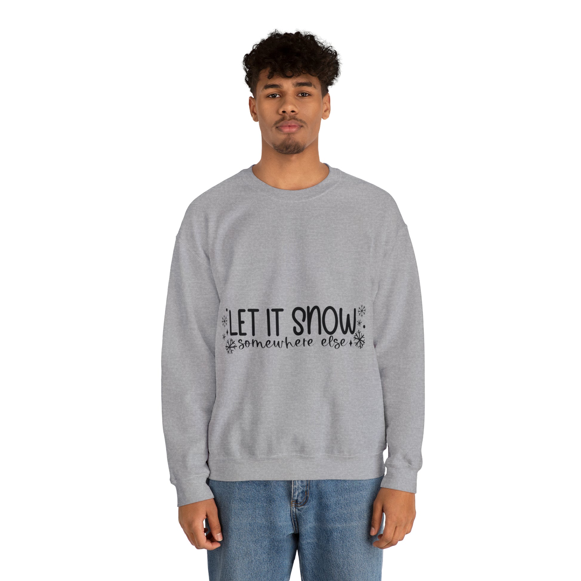 Let it Snow Unisex Heavy Blend™ Crewneck Sweatshirt image