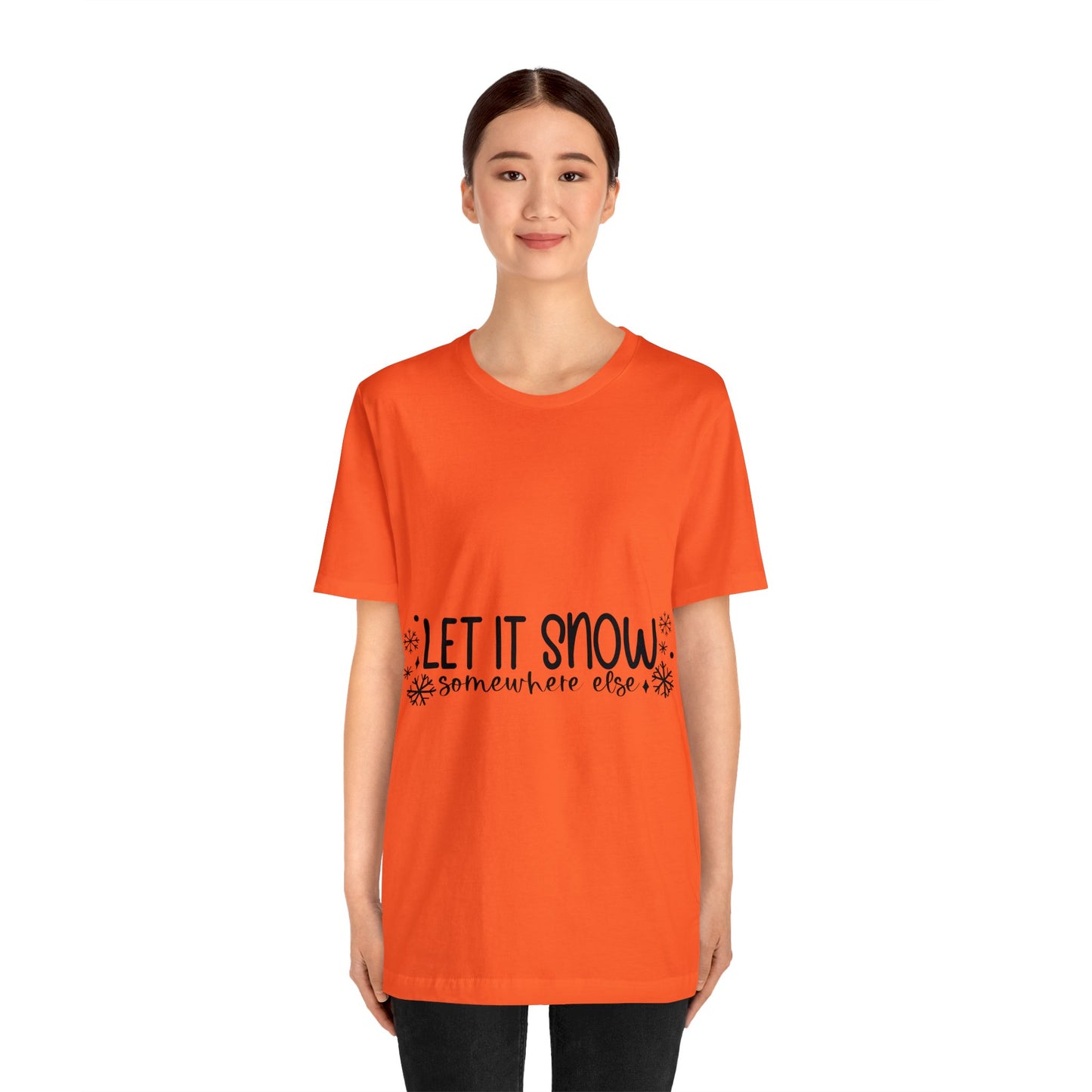 Let it Snow Unisex Jersey Short Sleeve Tee image