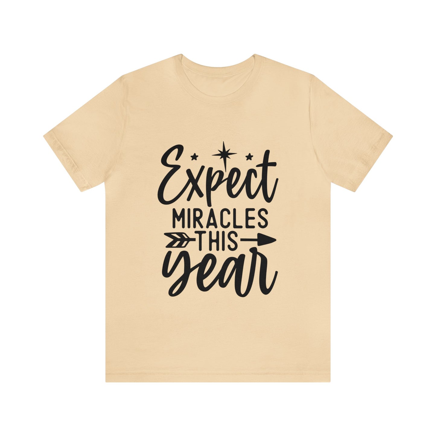 Expect Miracles Unisex Jersey Short Sleeve Tee