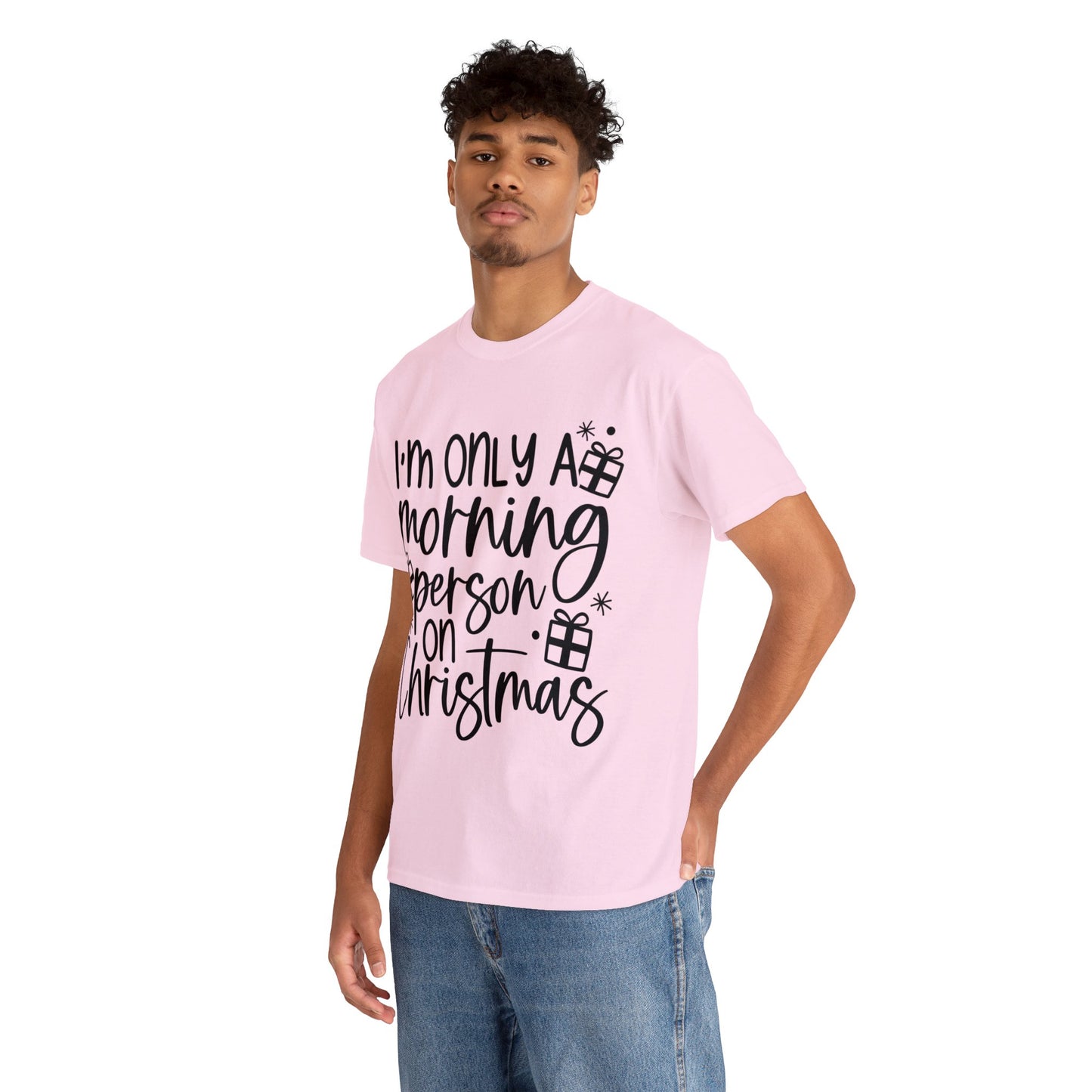 Morning Person Unisex Heavy Cotton Tee