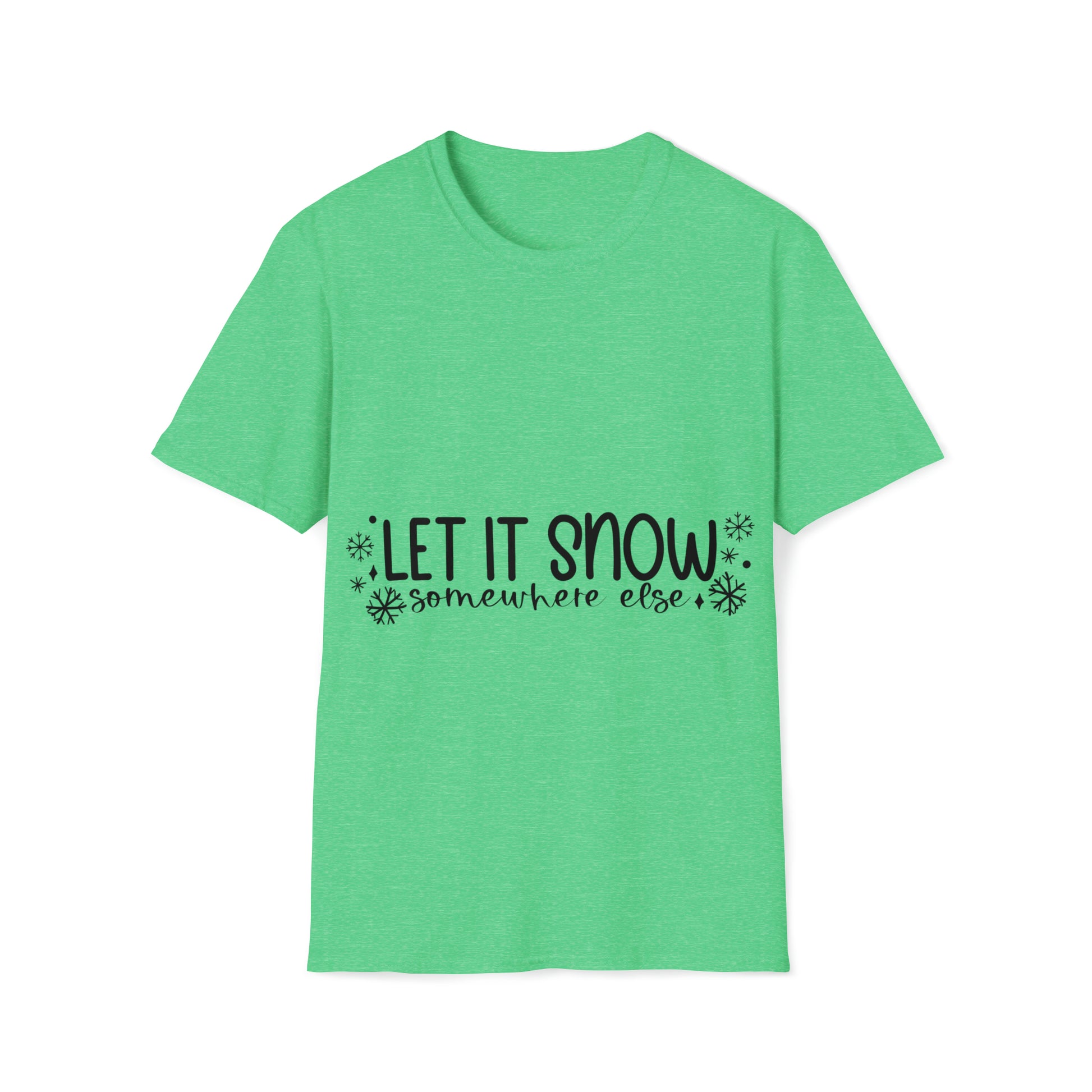 Let it Snow Unisex Softstyle T-Shirt image