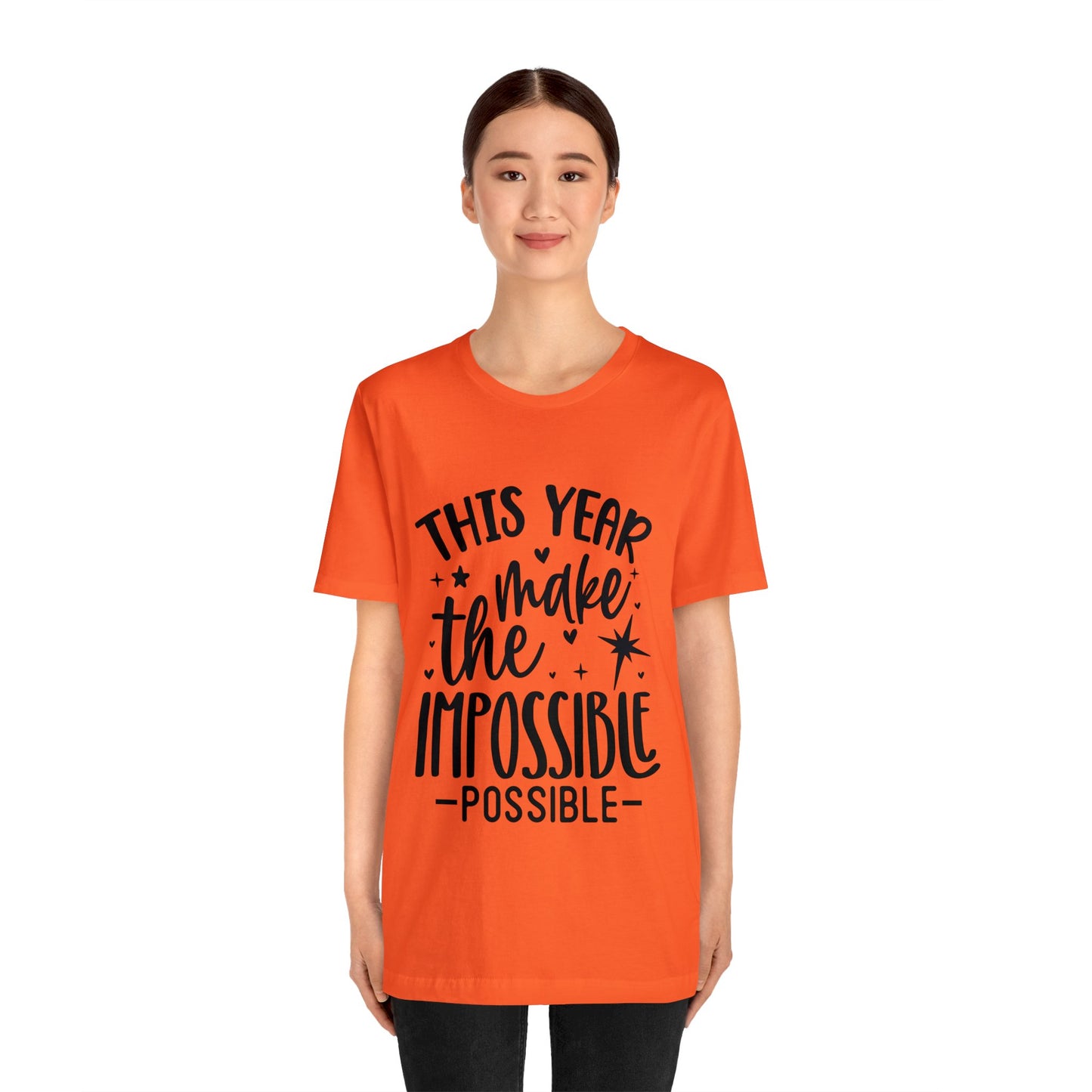 Impossible Possible Unisex Jersey Short Sleeve Tee