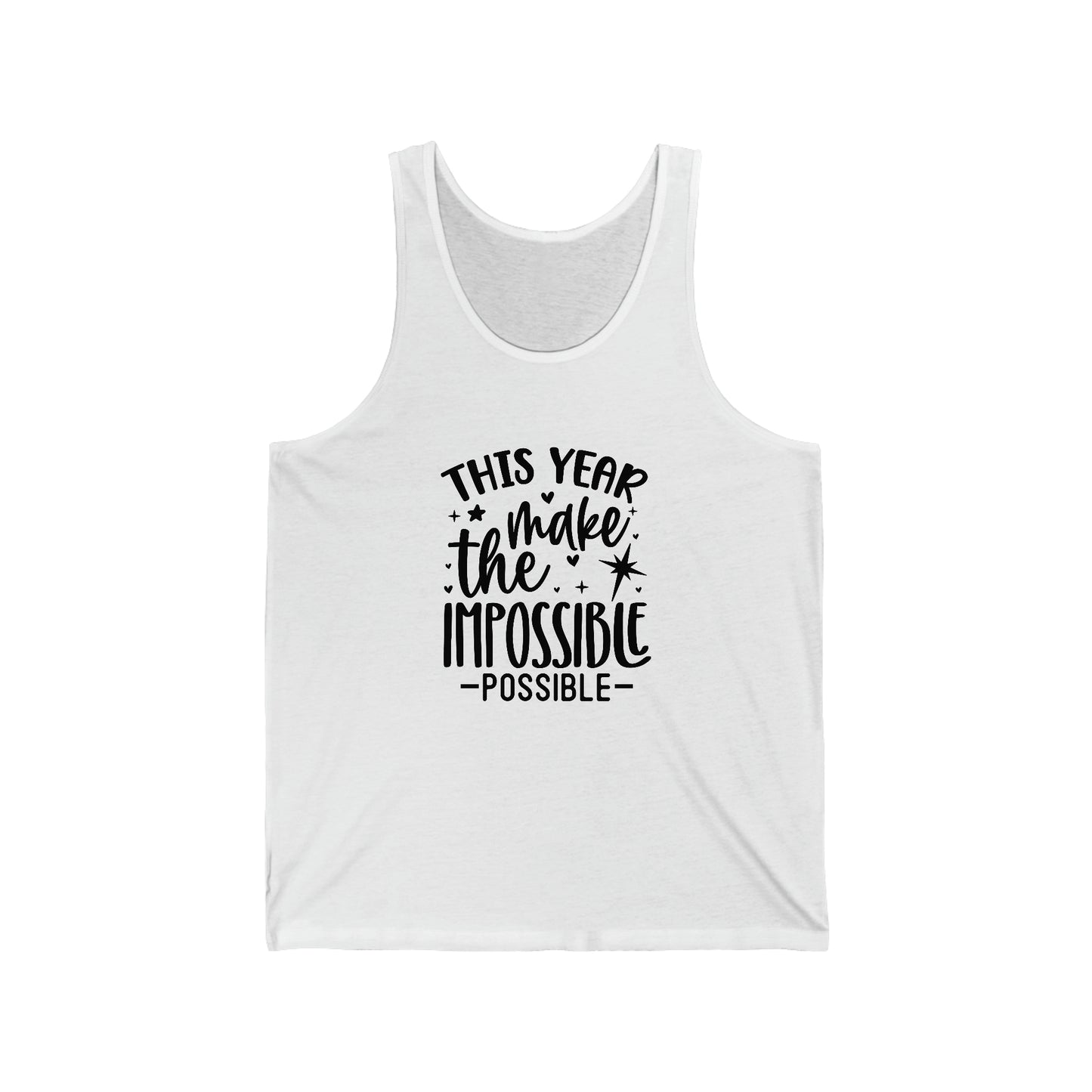 Impossible Possible Unisex Jersey Tank