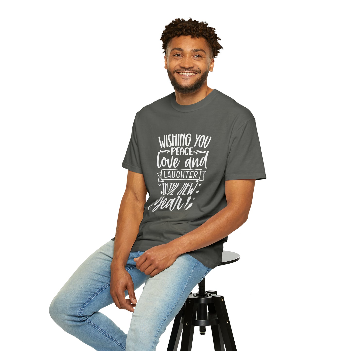 Love & Laughter Unisex Garment-Dyed T-shirt