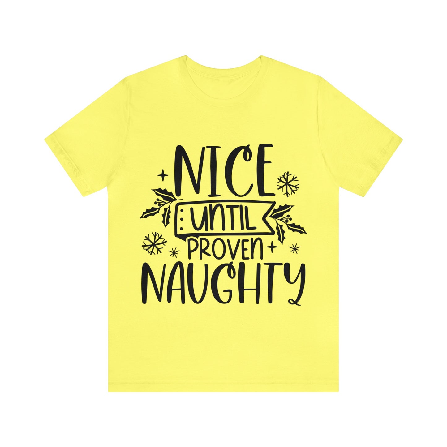 Nice & Naughty Unisex Jersey Short Sleeve Tee