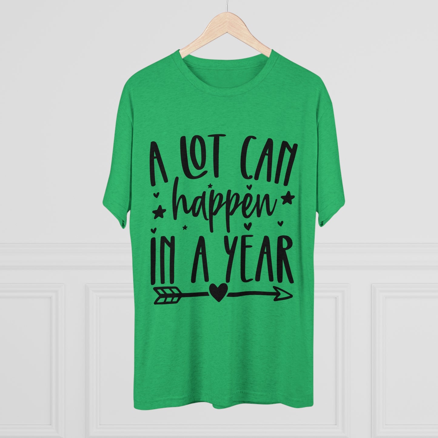 A Lot Can Happen Unisex Tri-Blend Crew Tee