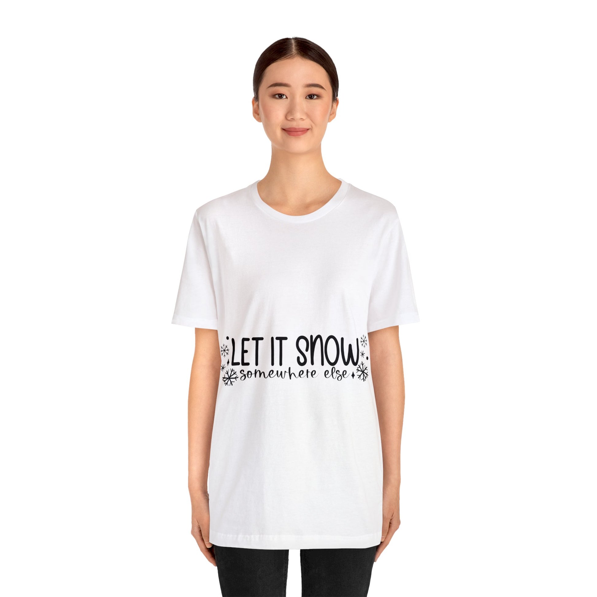 Let it Snow Unisex Jersey Short Sleeve Tee image