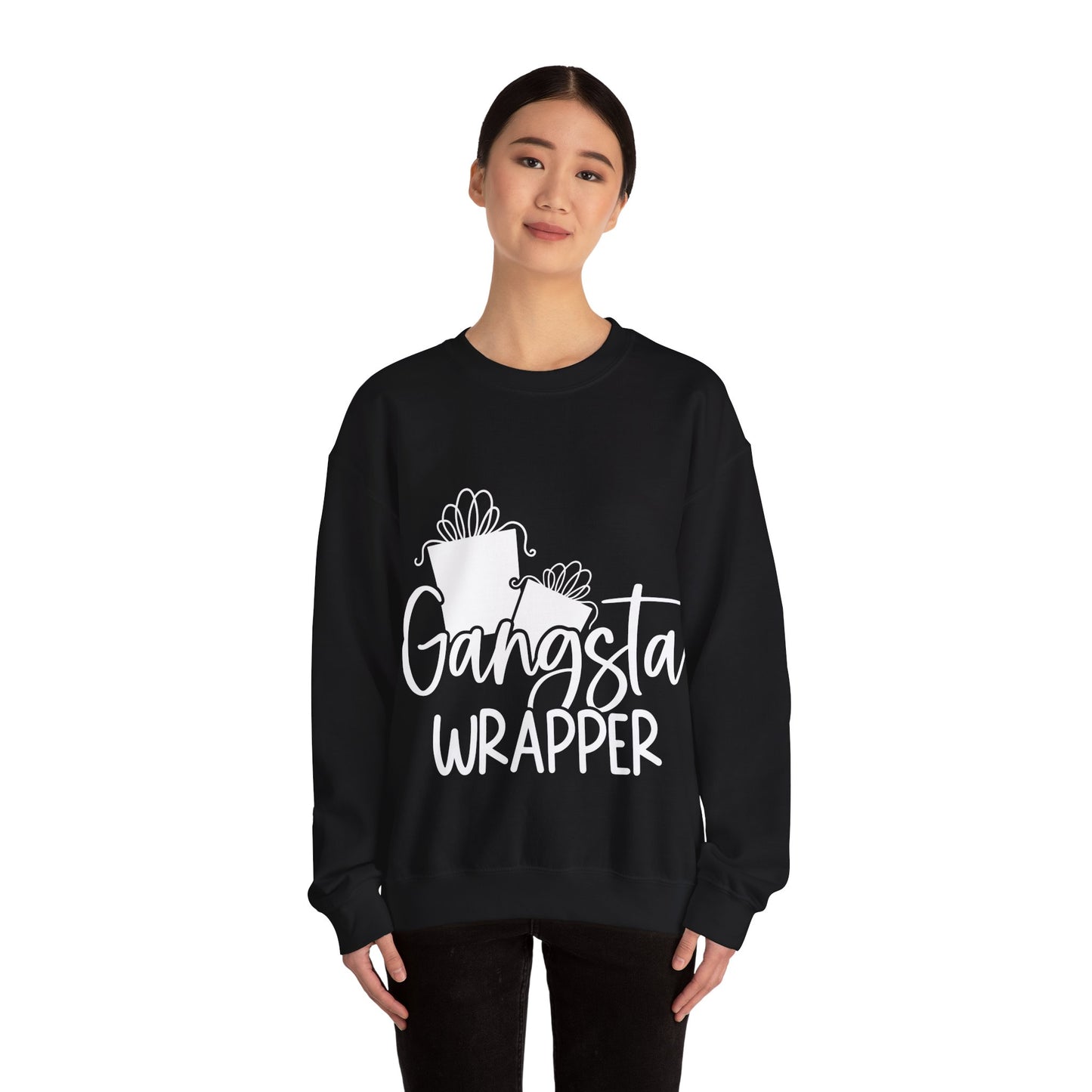 Gangsta Wrapper Unisex Heavy Blend™ Crewneck Sweatshirt