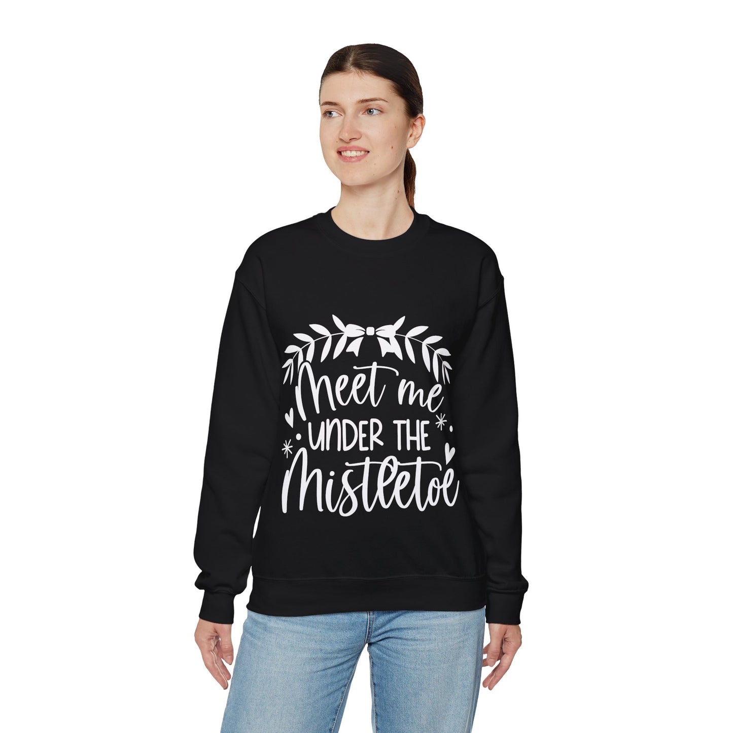 Meet me under Misteetoe Unisex Heavy Blend™ Crewneck Sweatshirt