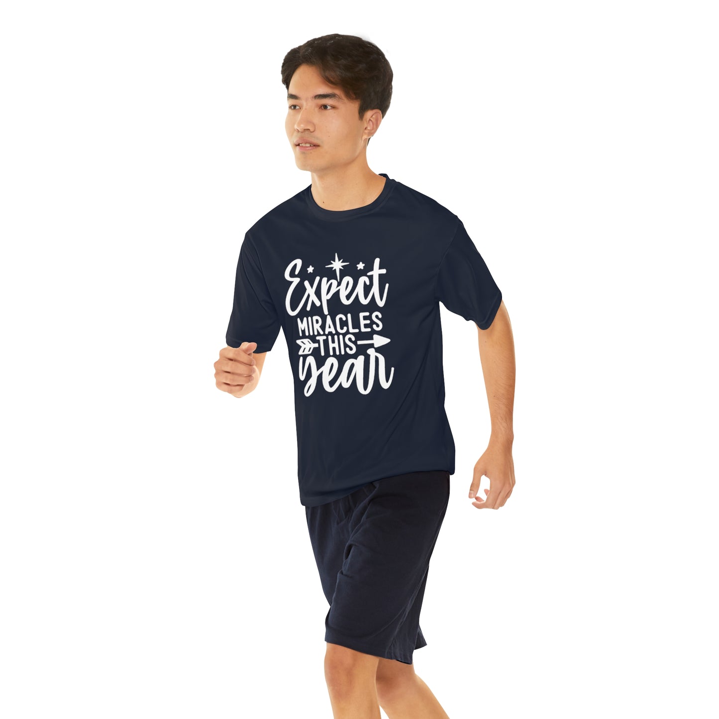 Expect Miracles Men's Performance T-Shirt