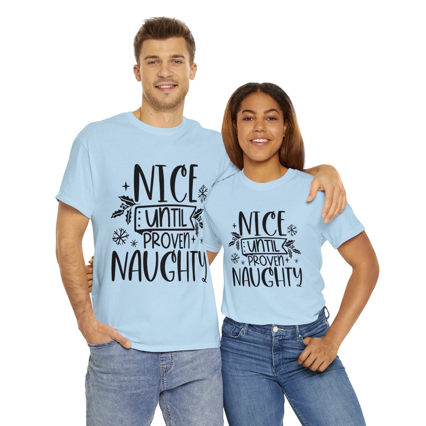 Nice & Naughty Unisex Heavy Cotton Tee