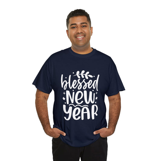 Blessed New Year Unisex Heavy Cotton Tee