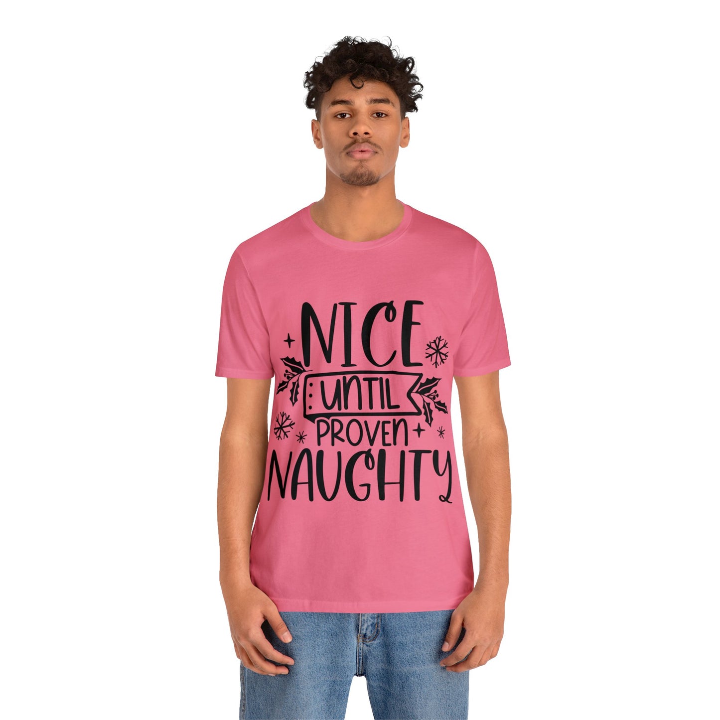 Nice & Naughty Unisex Jersey Short Sleeve Tee