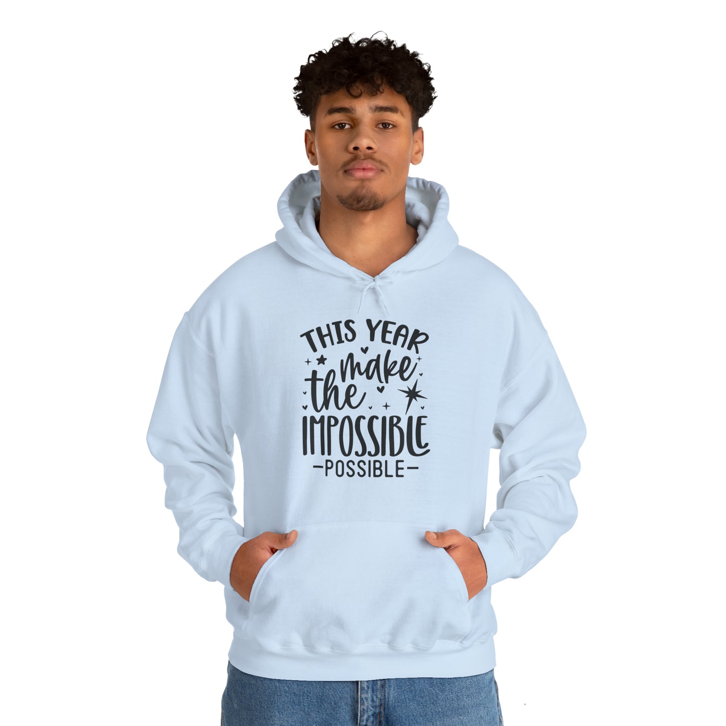 Impossible Possible Unisex Heavy Blend™ Hooded Sweatshirt