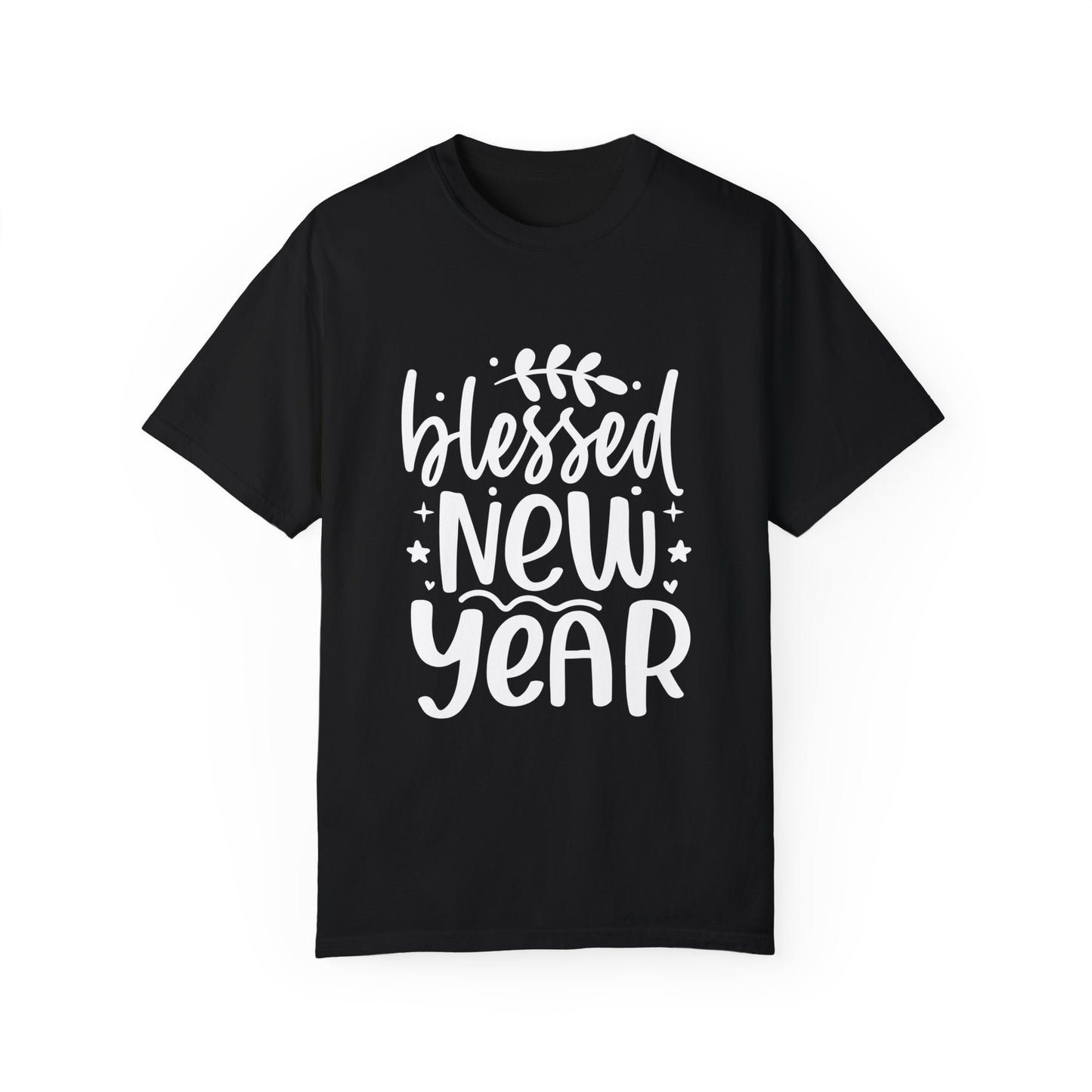 Blessed New Year Unisex Garment-Dyed T-shirt