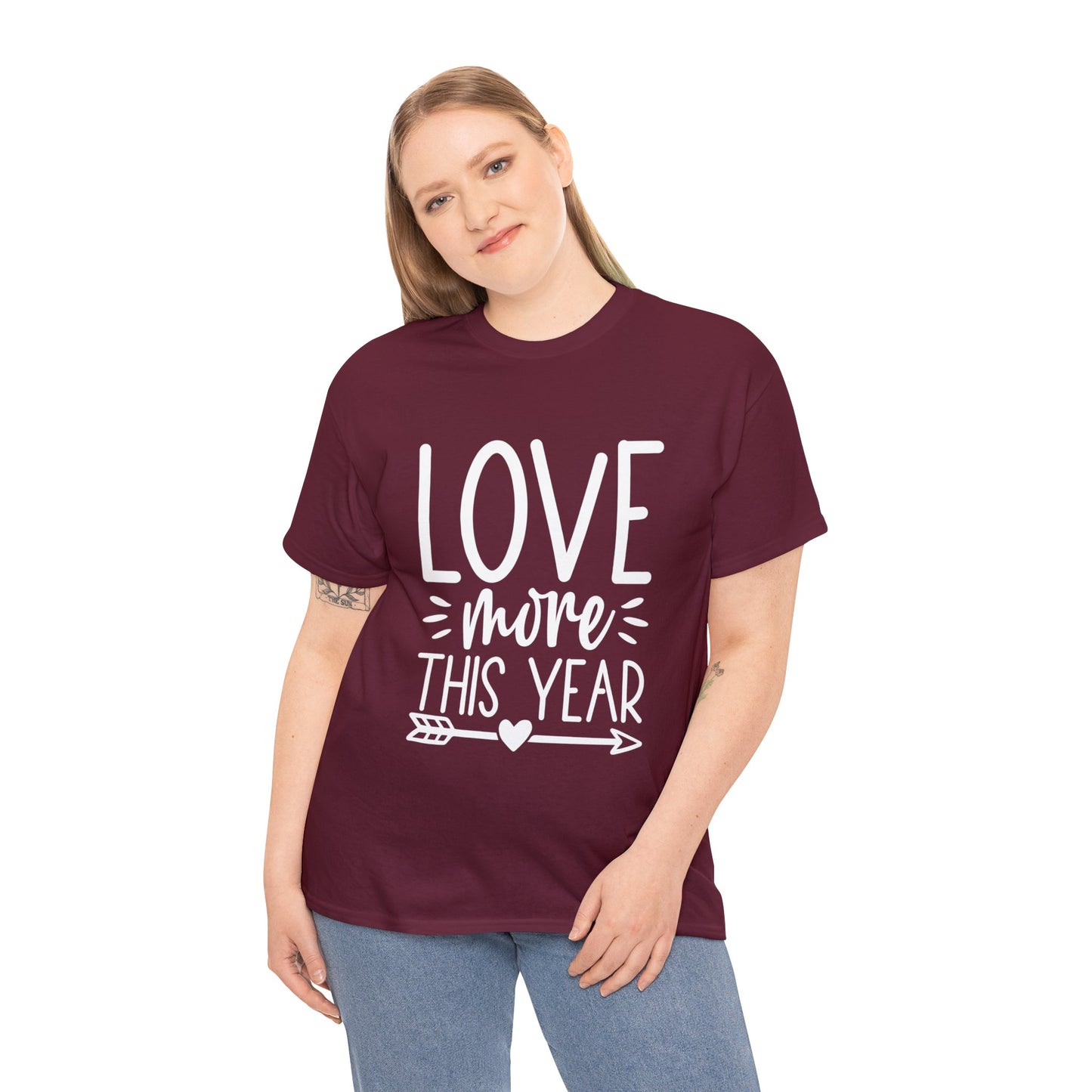 Love More Unisex Heavy Cotton Tee