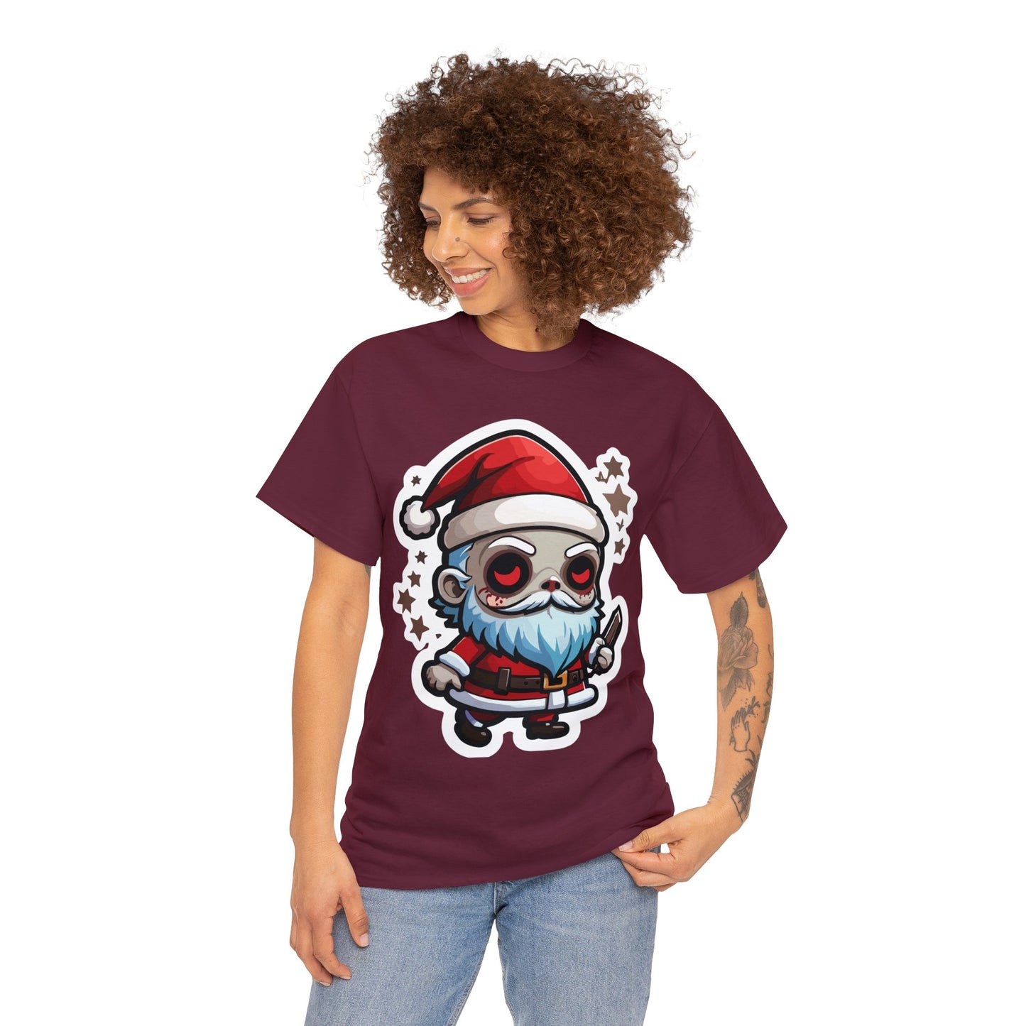 Red Santa Unisex Heavy Cotton Tee