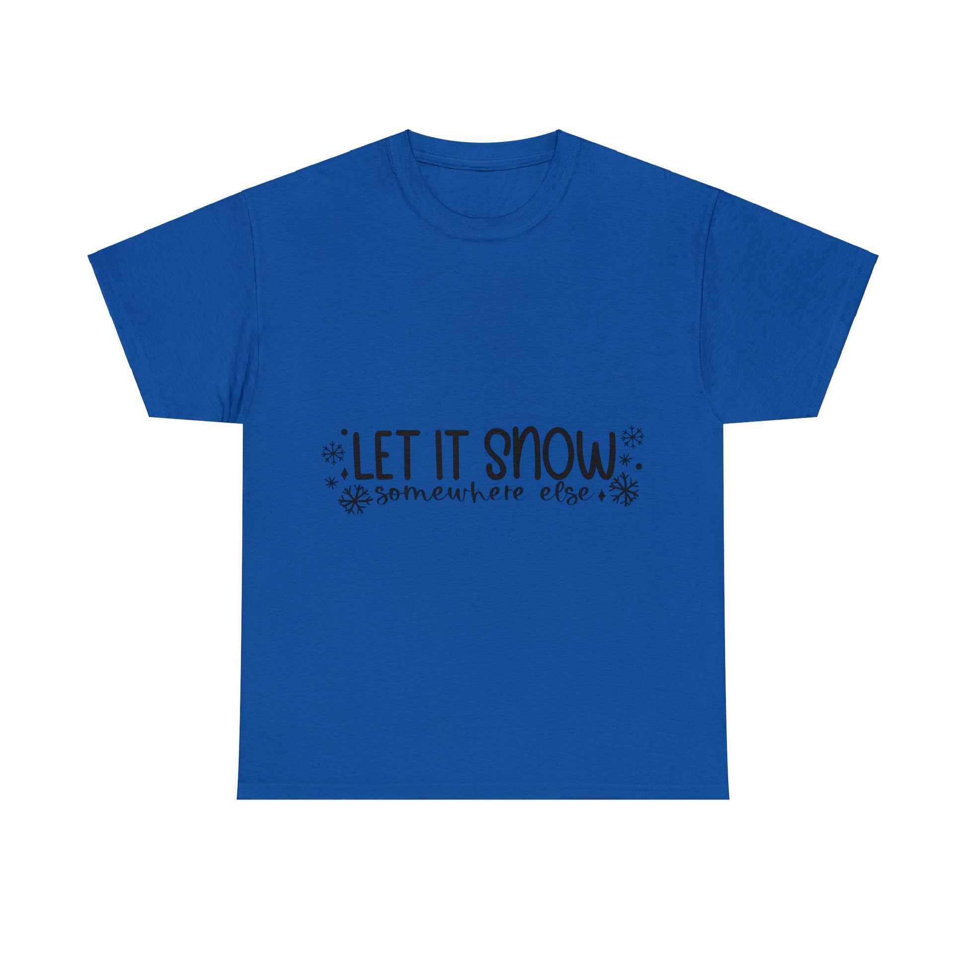 Let it Snow Unisex Heavy Cotton Tee image