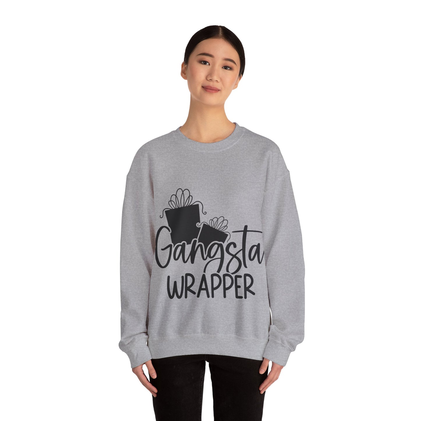 Gangsta Wrapper Unisex Heavy Blend™ Crewneck Sweatshirt